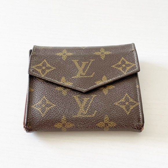 Louis Vuitton brown monogram canvas vintage compact wallet - Picture 4 of 9